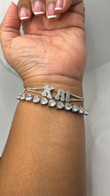 Load image into Gallery viewer, Icy Bubble Letter Bracelet