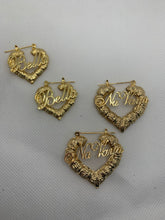 Load image into Gallery viewer, Custom Heart Earrings