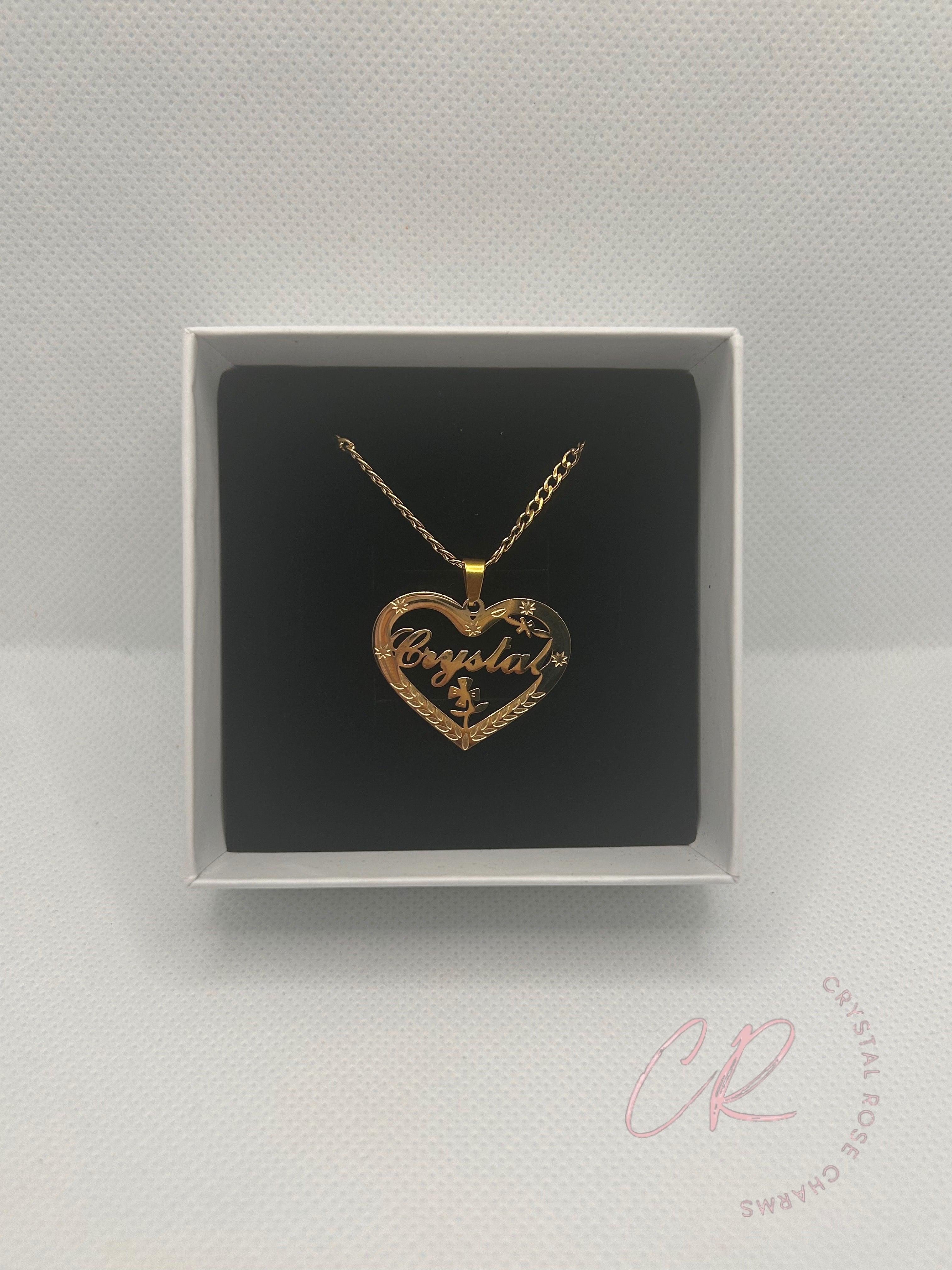 Crystal Rose Necklace – Crystal Rose Charms & Co.